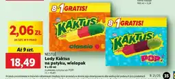Lidl Lody Kaktus oferta