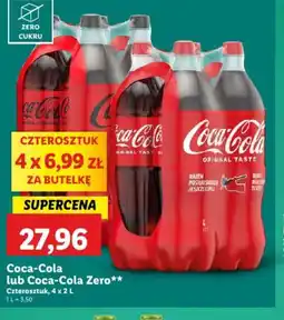 Lidl Coca-Cola lub Coca-Cola Zero oferta