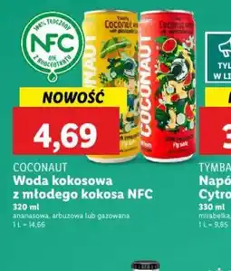 Lidl Coconaut Woda kokosowa z młodego kokosa NFC oferta