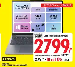 Media Expert Laptop Lenovo oferta