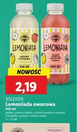 Lidl Lemoniada owocowa Solevita oferta