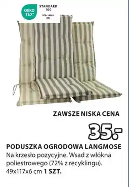 JYSK Poduszka na krzesło TEX oferta