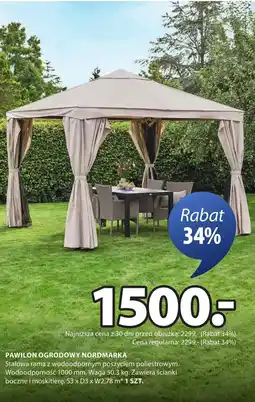 JYSK Pawilon ogrodowy oferta