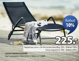 JYSK Leżak Nordstrand oferta