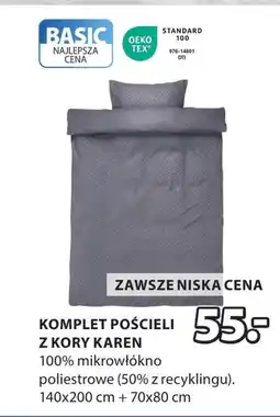 JYSK Komplet pościeli Basic oferta