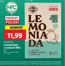 Lidl Lemoniada Solevita z sokami NFC oferta