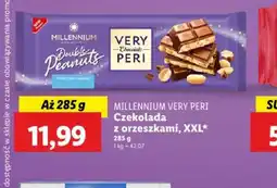 Lidl Czekolada Millennium Very Peri z orzeszkami XXL oferta
