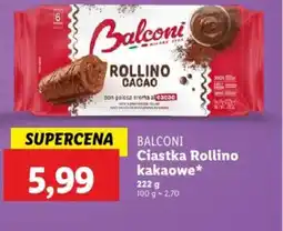 Lidl Ciastka Rollino kakaowe Balconi oferta