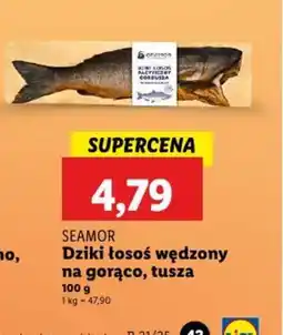 Lidl Dzikie łosoś wędzony na gorąco, tusza oferta