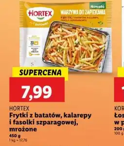 Lidl Hortex Frytki z batatów, kalarepy i fasolki szparagowej oferta