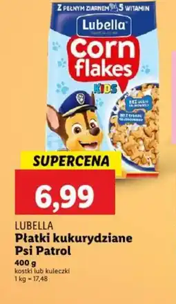 Lidl Płatki kukurydziane Lubella Psi Patrol oferta