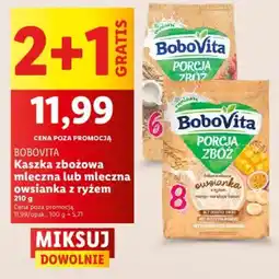 Lidl Kaszka zbożowa Bobovita oferta