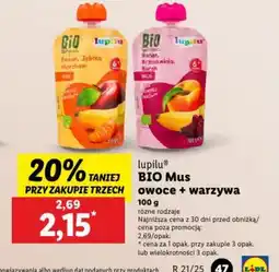 Lidl Lupilu BIO Mus oferta