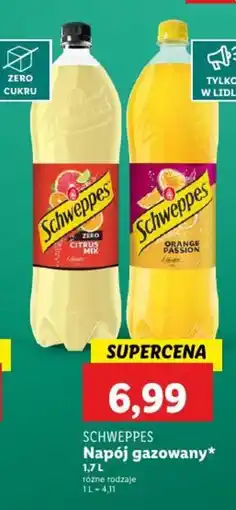 Lidl Schweppes Napój gazowany oferta