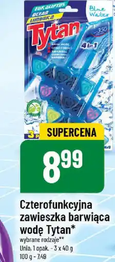 Polomarket Czterofunkcyjna zawieszka barwiąca wodę Tytan oferta