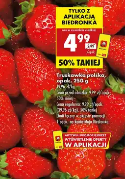 Biedronka Truskawka polska, opak. oferta