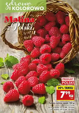 Biedronka Polska malina, opak. oferta