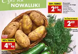 Biedronka Ziemniaki wczesne na wagę oferta