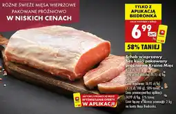 Biedronka Schab wieprzowy bez kości pakowany próżniowo Kraina Mięs oferta