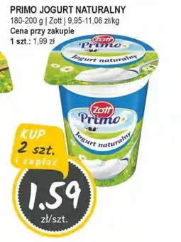 Słoneczko Primo jogurt naturalny Zott oferta