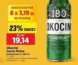 Lidl Piwo Okocim Jasne Okocimskie oferta