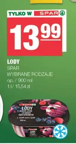 SPAR mini Lody SPAR oferta