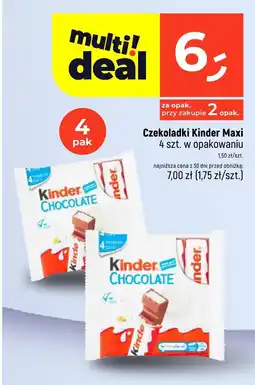 Dealz Czekoladki Kinder Maxi 4 szt oferta