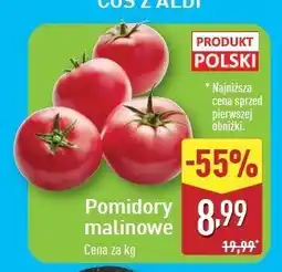 ALDI Pomidory malinowe polska oferta