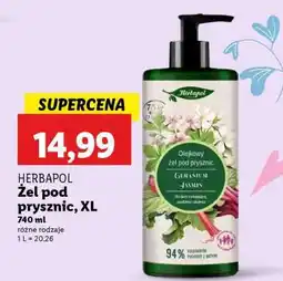Lidl HERBAPOL Żel pod prysznic, XL oferta