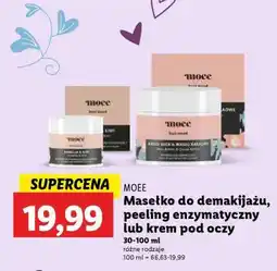 Lidl MOEE Masełko do demakijażu, peeling enzymatyczny lub krem pod oczy oferta