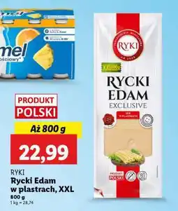 Lidl Rycki edam w plastrach, XXL oferta