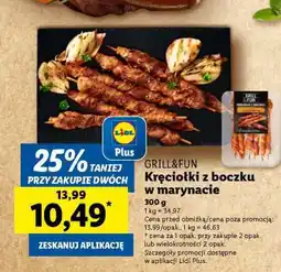 Lidl GRILL&FUN Kręciotki z boczku w marynacie oferta
