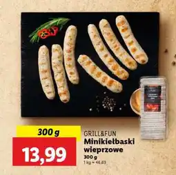 Lidl GRILL&FUN Minikiełbaski wieprzowe oferta