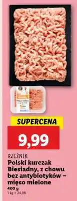 Lidl Polski kurczak Biesiadny, z chowu bez antybiotyków – mięso mielone oferta