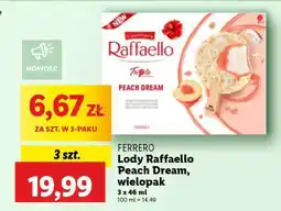 Lidl Lody Raffaello Peach Dream, wielopak oferta