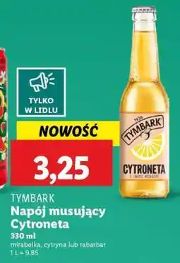 Lidl Tymbark Napój musujący Cytroneta oferta