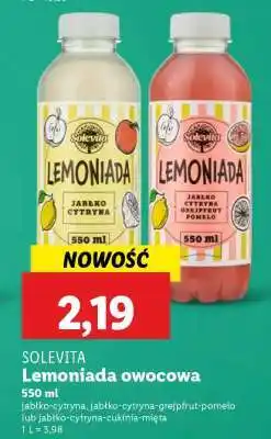 Lidl SOLEVITA Lemoniada owocowa oferta