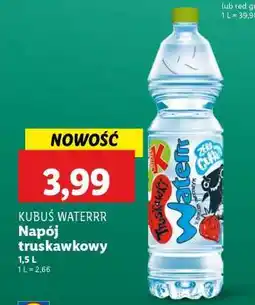 Lidl KUBUŚ WATERRR Napój truskawkowy oferta
