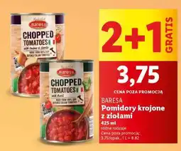 Lidl BARESA Pomidory krojone z ziołami oferta