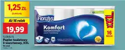 Lidl FLORALYS Papier toaletowy 3-warstwowy, XXL oferta