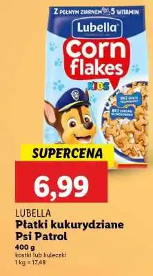 Lidl Lubella Płatki kukurydziane Psi Patrol oferta