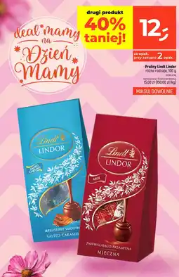Dealz Praliny Lindt Lindor różne rodzaje 100g oferta
