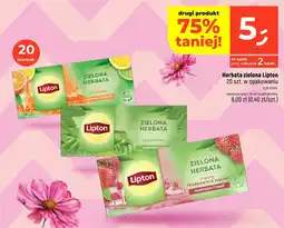 Dealz Herbata zielona Lipton 20 szt oferta