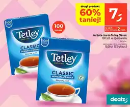 Dealz Herbata czarna Tetley Classic 100 szt oferta