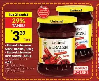 Twój Market Buraczki domowe wiórki Unamel 350g oferta