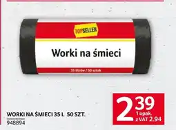 Selgros Worki na śmieci TOPSELLER oferta