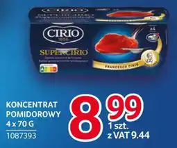 Selgros Koncentrat pomidorowy Cirio oferta