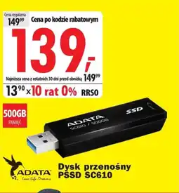 Media Expert Dysk ssd Adata oferta