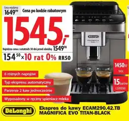 Media Expert Ekspres do kawy DeLonghi oferta