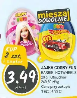 Słoneczko Jajka cosby fun barbie, hotwheels otmuchów oferta